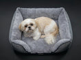 Load image into Gallery viewer, Coccopucci Gun metal Riposso Dog Bed