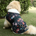 Load image into Gallery viewer, Coccopucci Flora Green Print Dog Jacket - COCCOPUCCI