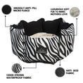 Load image into Gallery viewer, Coccopucci Monochrome Crown Dog Bed