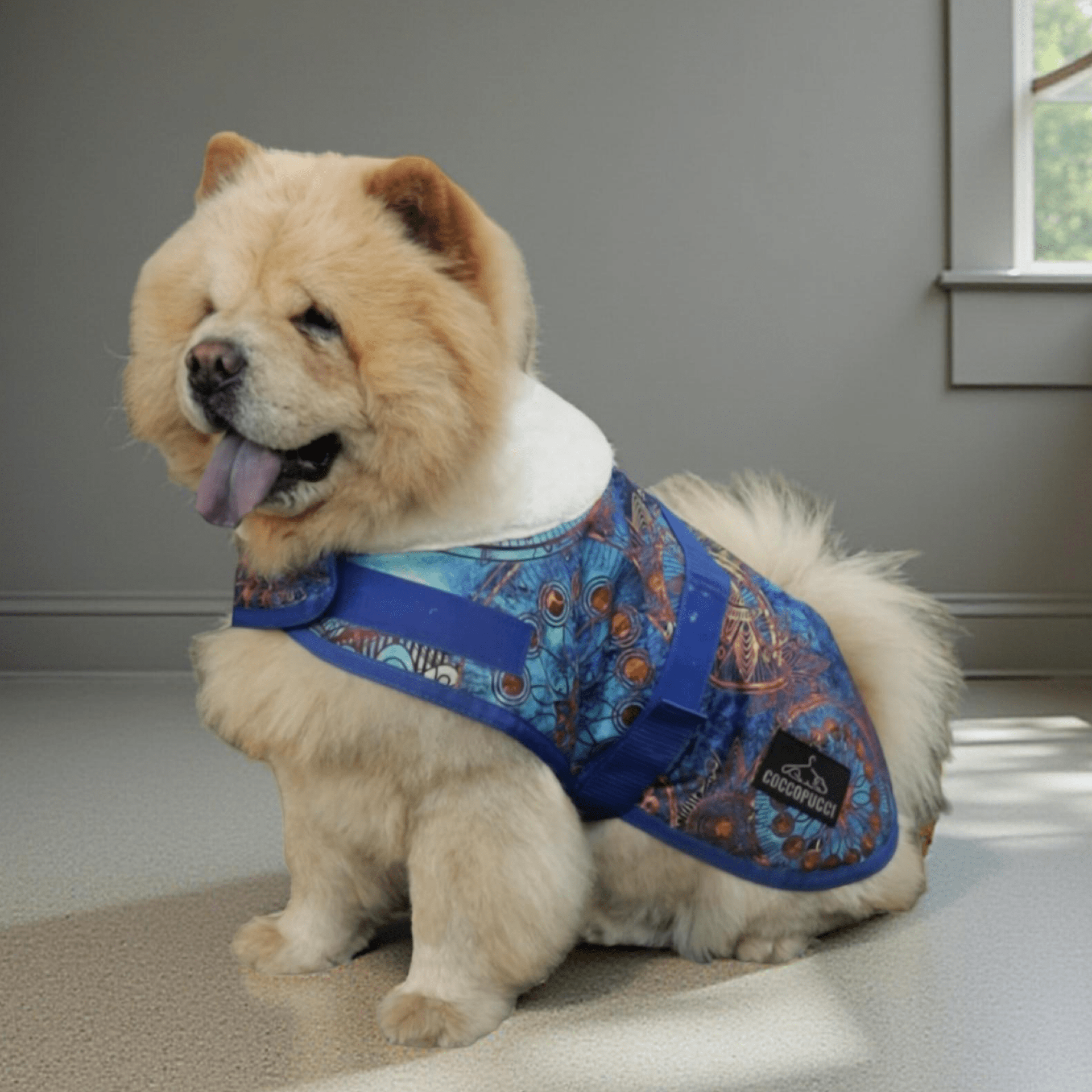 Coccopucci Floral Wheel Dog Jacket - COCCOPUCCI