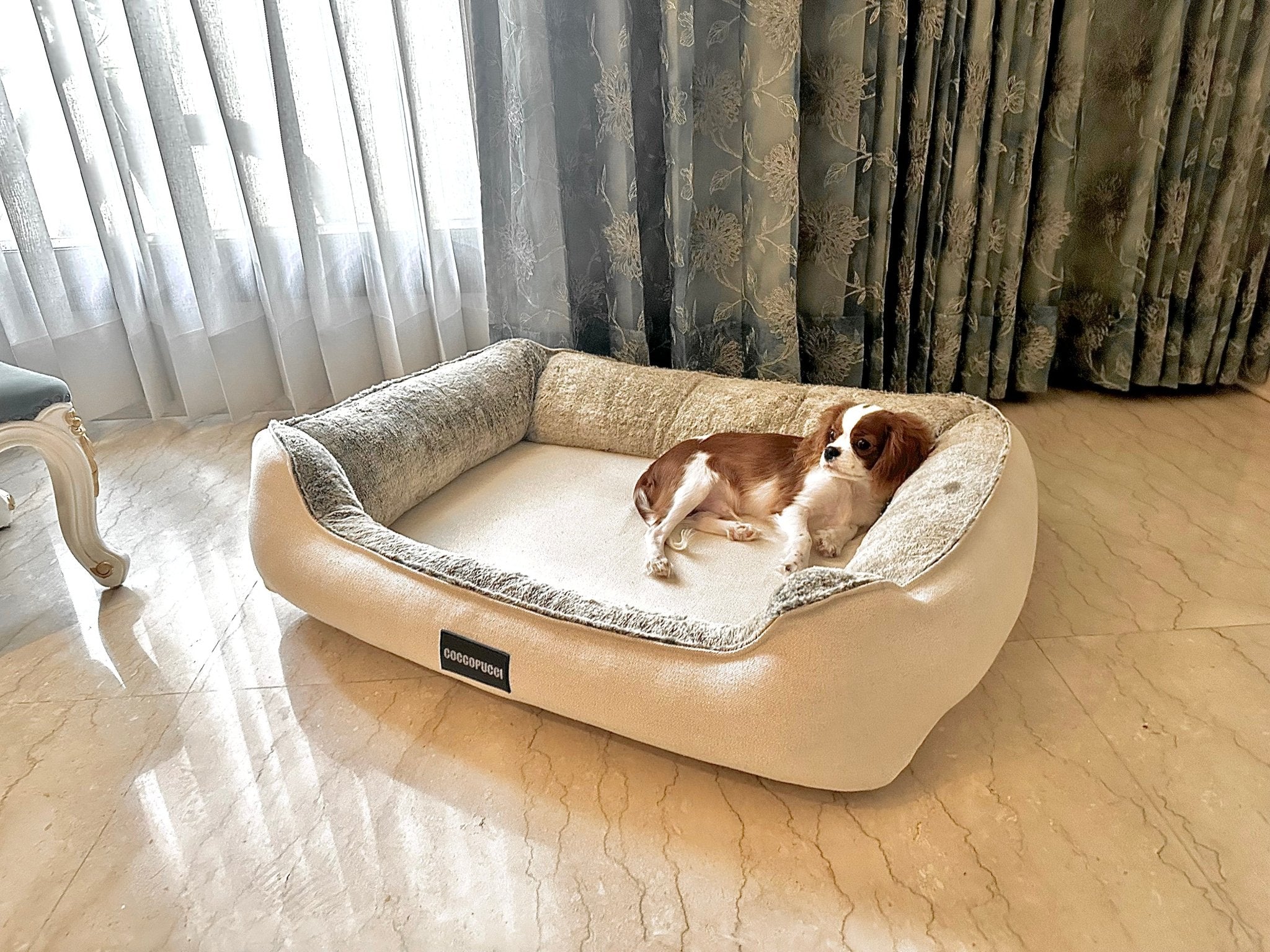 Coccopucci Pearl white Orthopedic Dog Bed