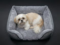 Load image into Gallery viewer, Coccopucci Gun metal Riposso Dog Bed
