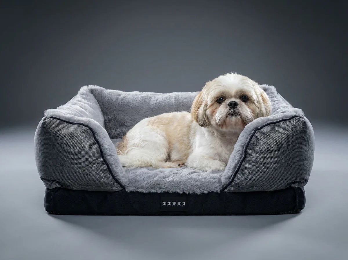 Coccopucci Gun metal Riposso Dog Bed