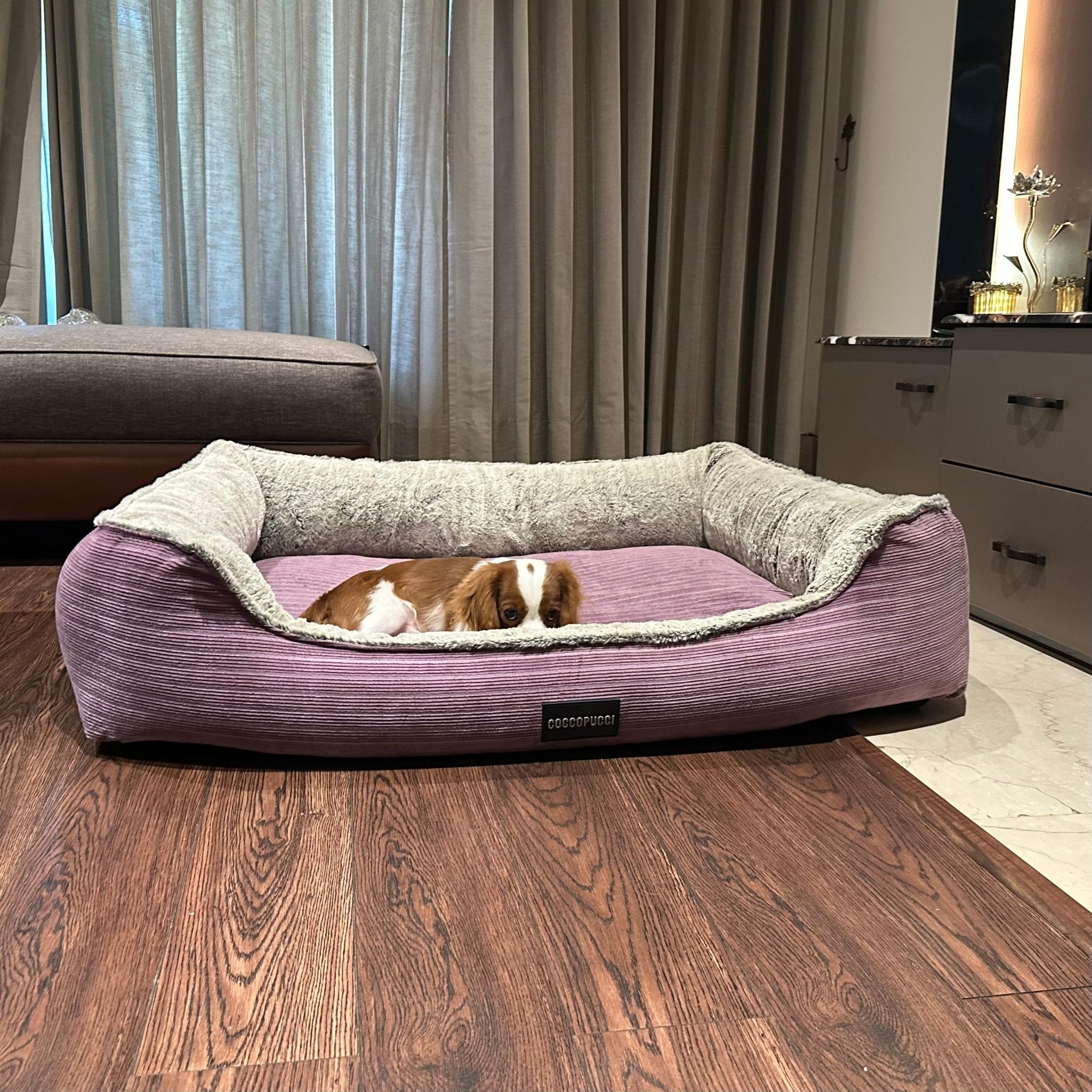 Coccopucci Lilac Haze Pebble Orthopedic Dog Bed