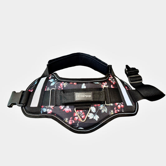 Coccopucci Comfsecure Dog Harness (Midnight Blooms)