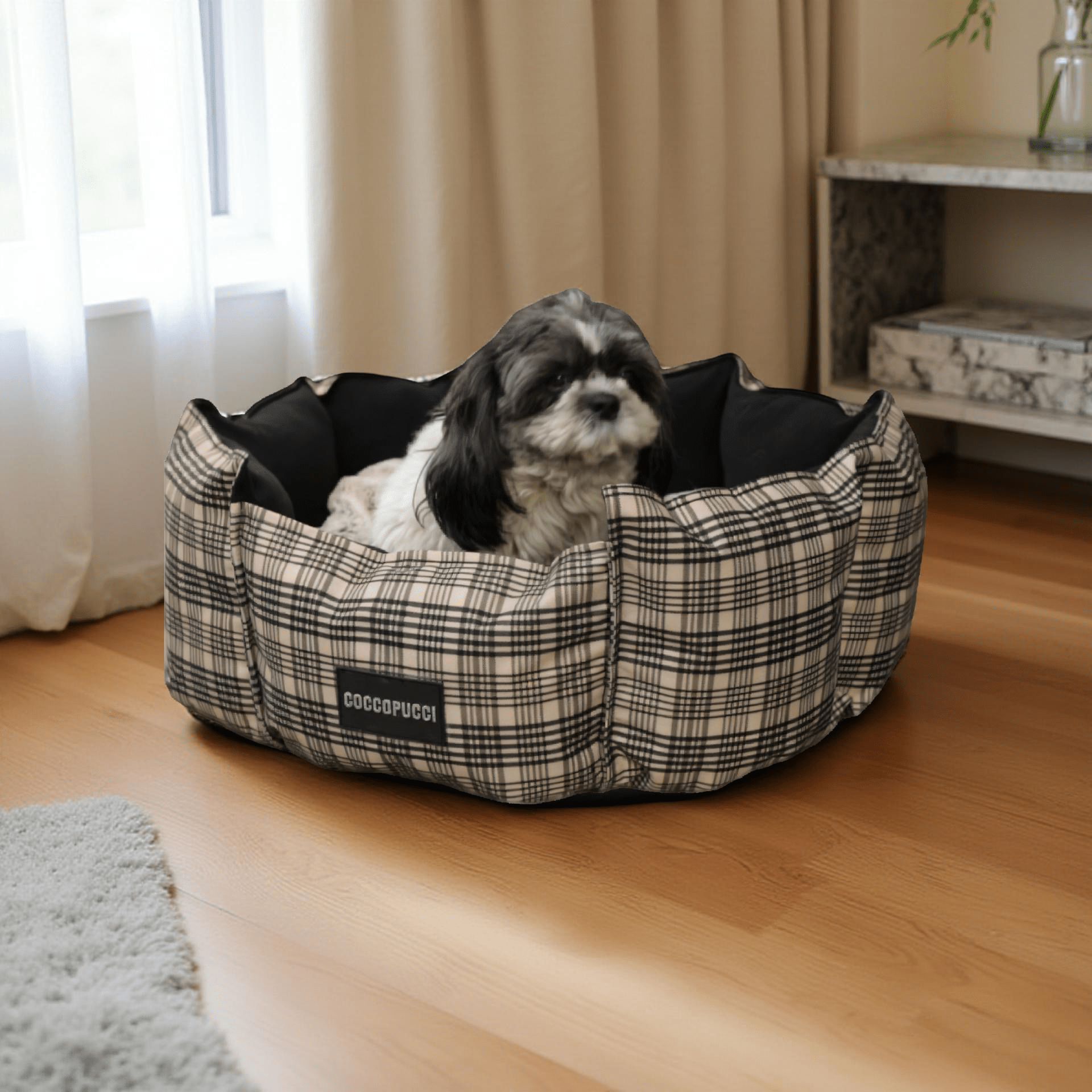 Coccopucci Signature Crown Dog Bed - COCCOPUCCI