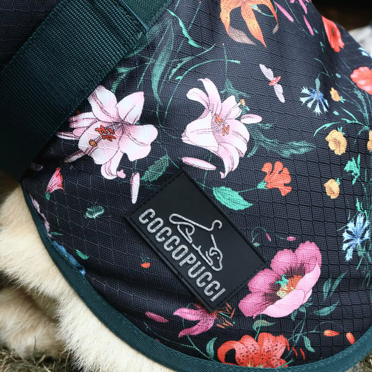 Coccopucci Flora Green Print Dog Jacket - COCCOPUCCI
