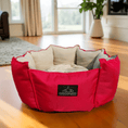 Load image into Gallery viewer, Coccopucci Hot Pink Crown Dog Bed
