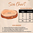 Load image into Gallery viewer, Coccopucci Brown Crown Dog Bed
