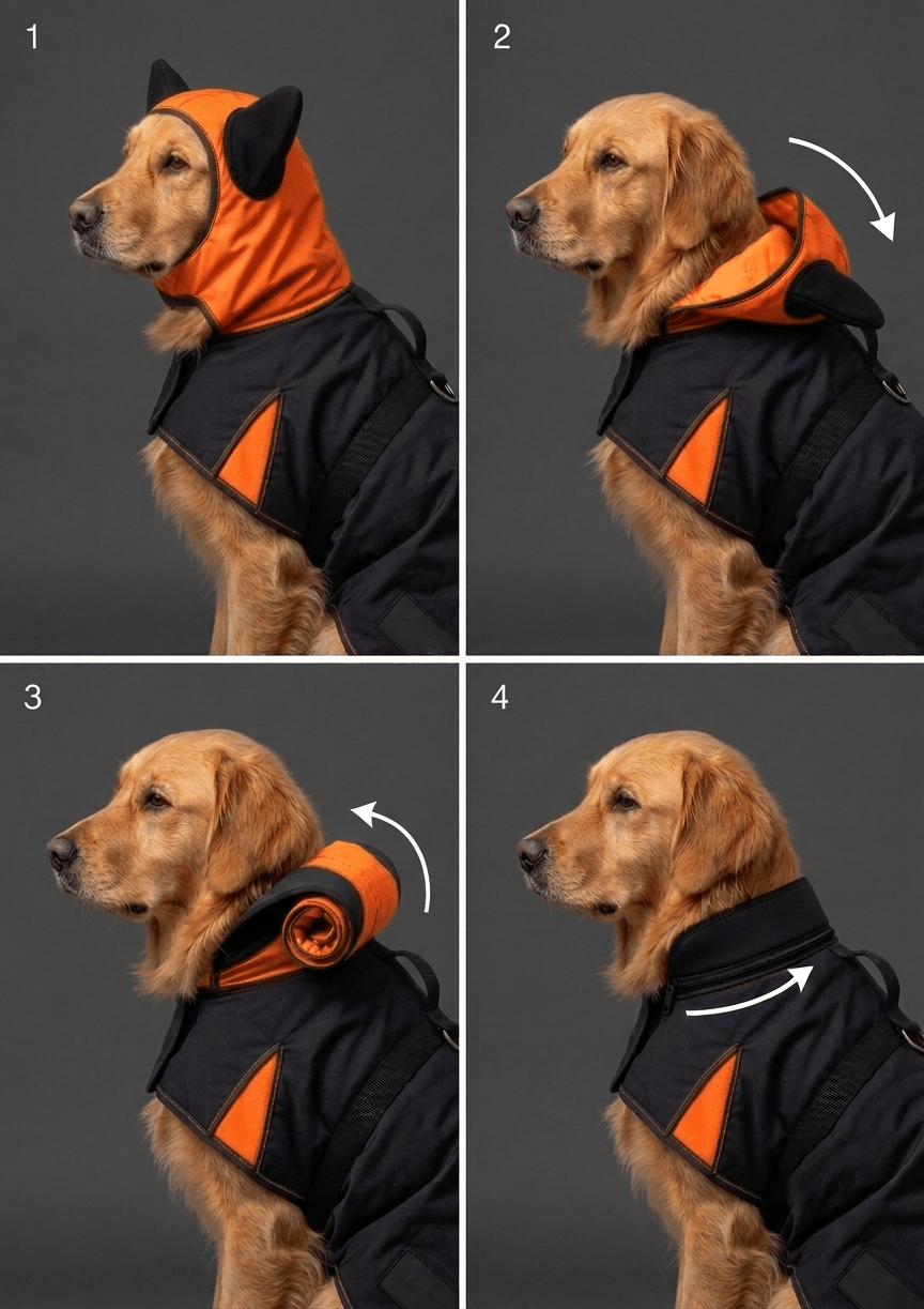 Coccopucci Tempesta  3 In 1 (Raincot+Harness+Jacket)