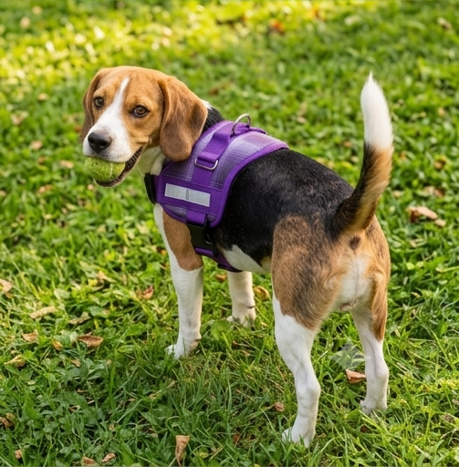 Coccopucci Comfsecure Dog Harness (Lilac Tartan)