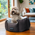 Load image into Gallery viewer, Coccopucci Brown Crown Dog Bed - COCCOPUCCI
