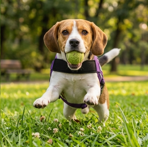 Coccopucci Comfsecure Dog Harness (Lilac Tartan)