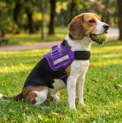 Coccopucci Comfsecure Dog Harness (Lilac Tartan)