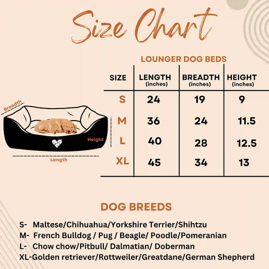 Coccopucci Red Lounger Dog Bed