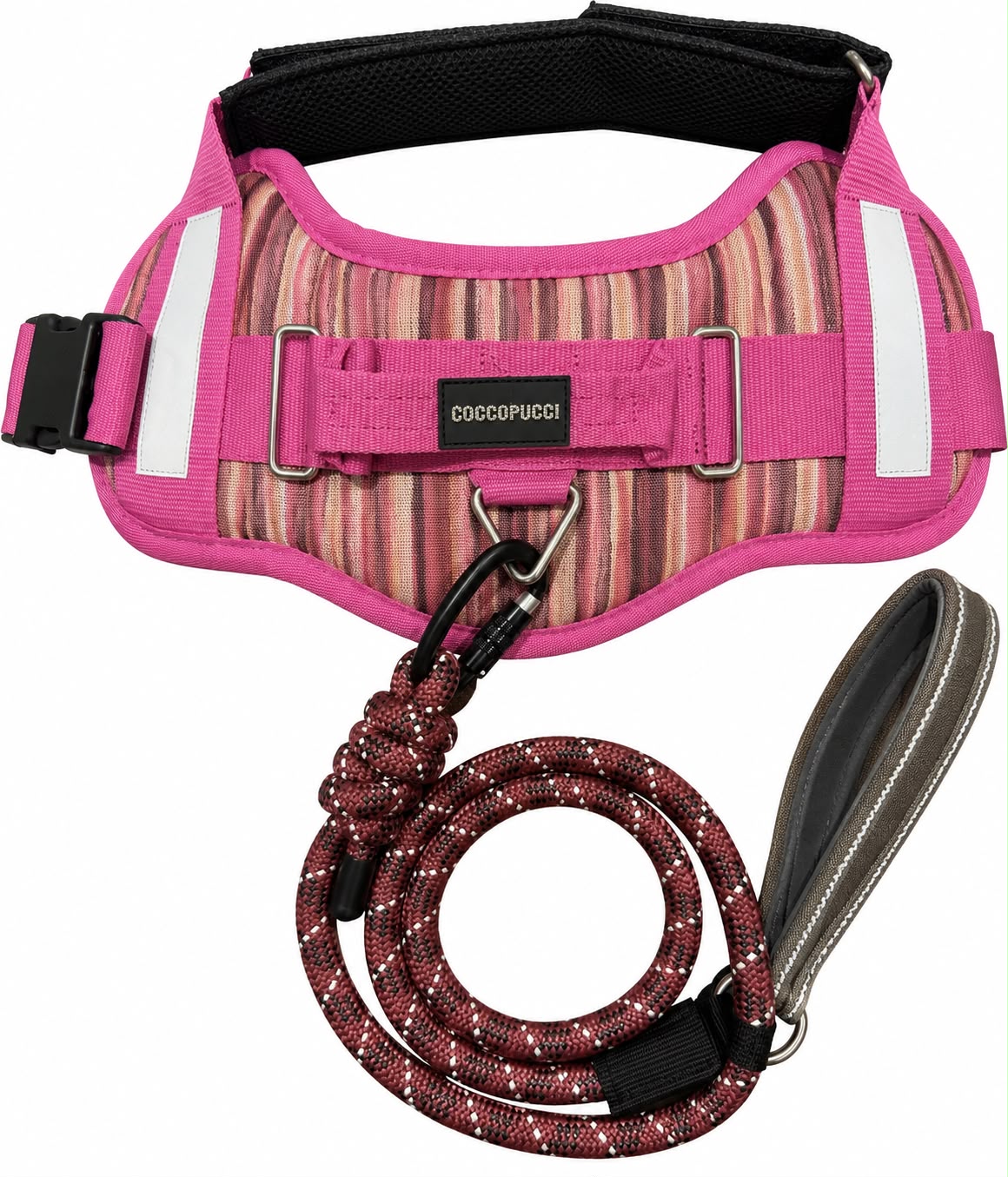 Flamingo Flair ComfSecure Harness & Leash Set