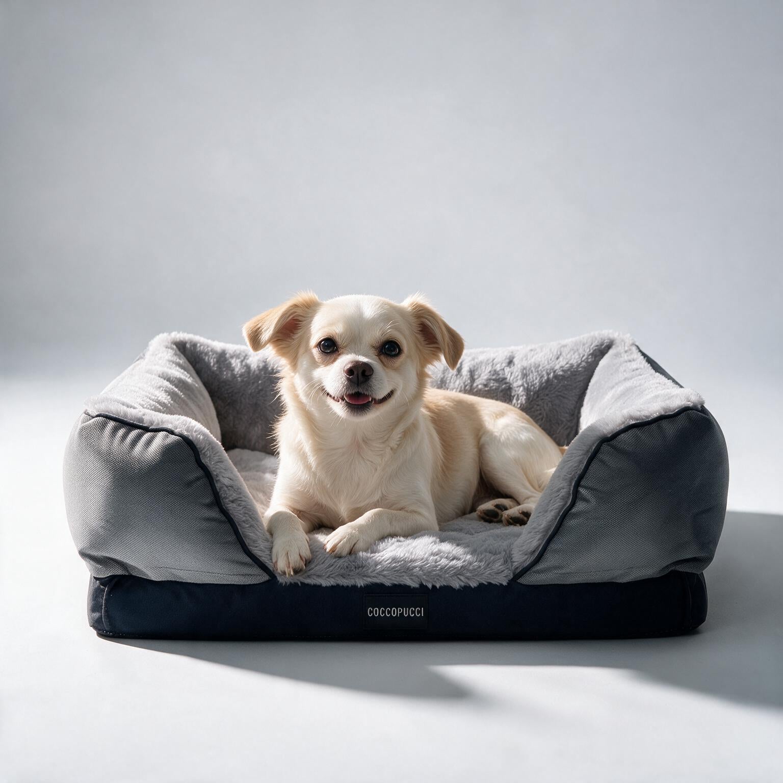 Coccopucci Gun metal Riposso Dog Bed