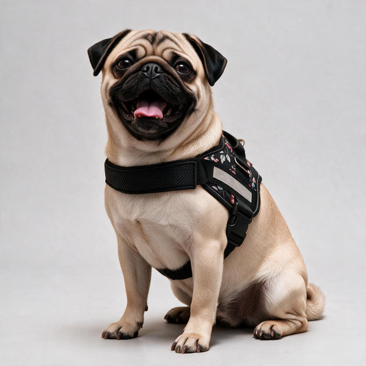 Coccopucci Comfsecure Dog Harness (Midnight Blooms)