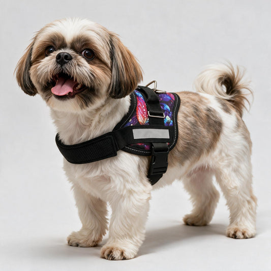 Coccopucci Comfsecure Dog Harness (Pink Leaf)
