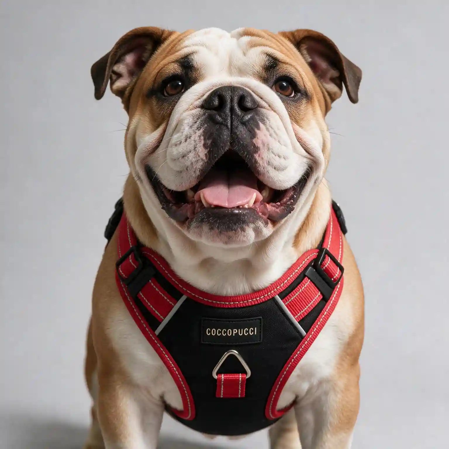 Coccopucci Magic Dog Harness 1680D (Black&Red)