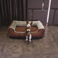 Load and play video in Gallery viewer, Coccopucci Cinnamon Coudroy Orthopedic Dog Bed
